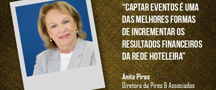 Anita Pires em entrevista sobre captação de eventos