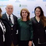 Anita, Jeanine e Juliana Pires com Guilhermo e Guilherme Alcorta. 